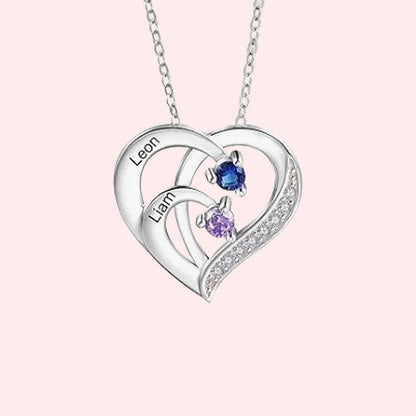 Gepersonaliseerde Naam Hart Ketting Geboortesteen?