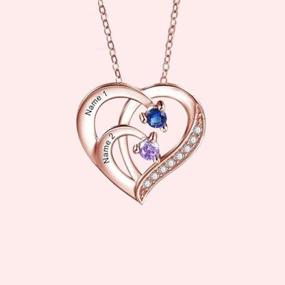Gepersonaliseerde Naam Hart Ketting Geboortesteen?