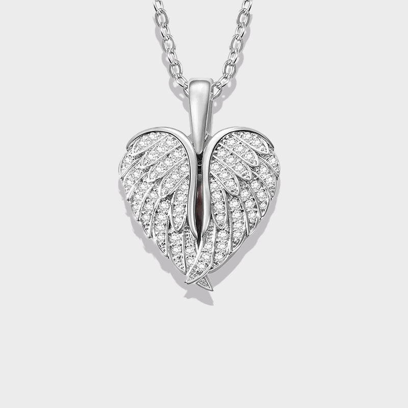 Gepersonaliseerde Naam Ketting Met Perzik Hart Voor Valentijnsdag Voor Vrouwen