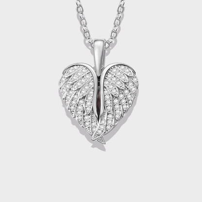 Gepersonaliseerde Naam Ketting Met Perzik Hart Voor Valentijnsdag Voor Vrouwen