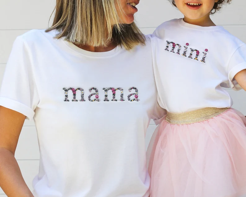🌸Everbloom - Geborduurde bloemenmama-sweatshirt voor mama en oma