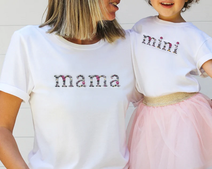 🌸Everbloom - Geborduurde bloemenmama-sweatshirt voor mama en oma