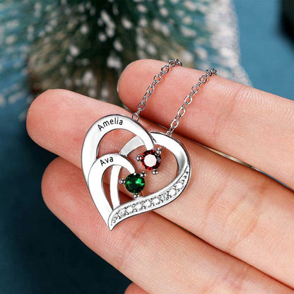 Gepersonaliseerde Naam Hart Ketting Geboortesteen?