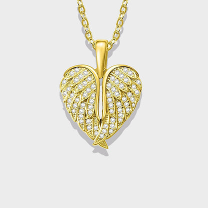 Gepersonaliseerde Naam Ketting Met Perzik Hart Voor Valentijnsdag Voor Vrouwen