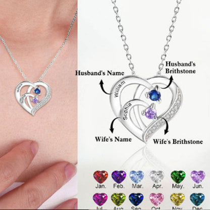 Gepersonaliseerde Naam Hart Ketting Geboortesteen?