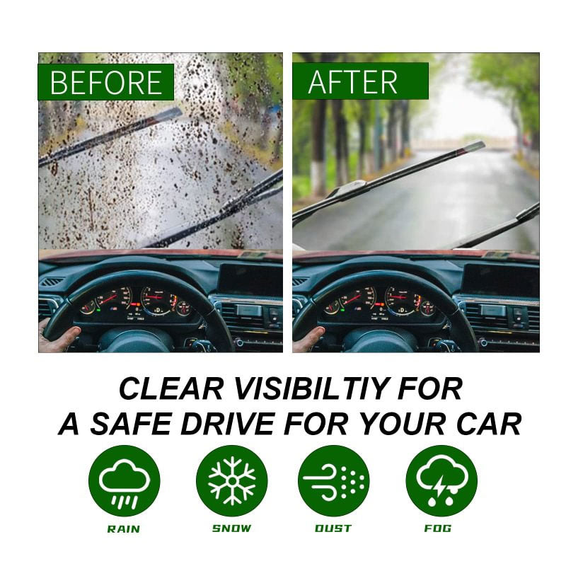 Aangepaste wisserbladen die bij je automodel passen (1 paar)