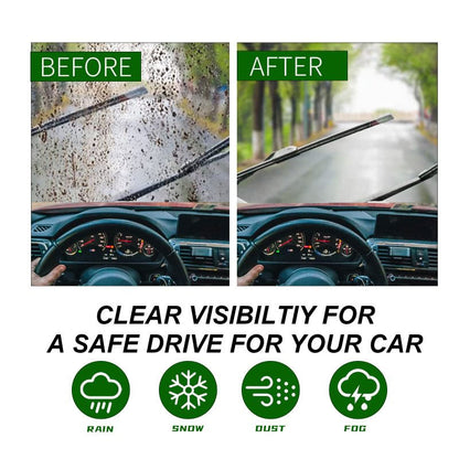 Aangepaste wisserbladen die bij je automodel passen (1 paar)
