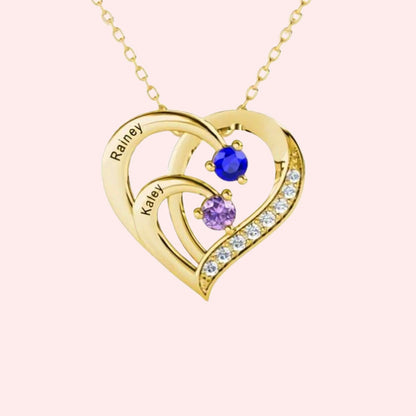 Gepersonaliseerde Naam Hart Ketting Geboortesteen?